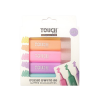 חבילת 5 מרקרים פסטל מנצנצים מבית TOUCH