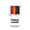 חבילת 12 עפרונות צבעוניים מבית TOUCH