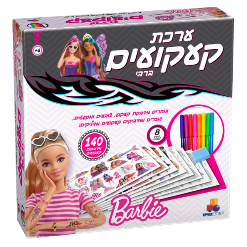 ערכת קעקועים - ברבי