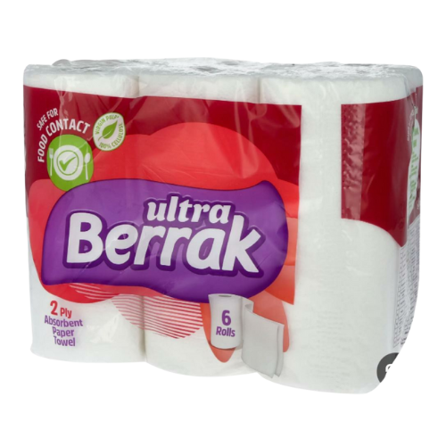 שישיית גלילי נייר טואלט למטבח ULTRA BERRAK