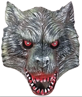 מסכה זאב איכותית מחומר גומי רך