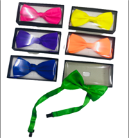 פפיון איכותי מיקס 6 צבעים בקופסא מעוצבת 12 יחידות במארז