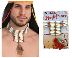 שרשרת קולר חרוזים לאינדיאני