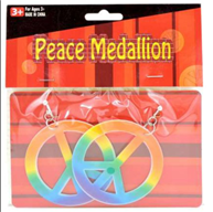 זוג עגילי היפית צבעוני בשקית / 6 יחידות במארז