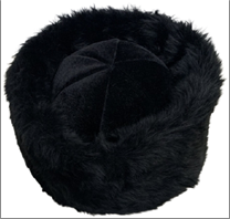 כובע שטריימל שחור מפואר