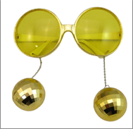 משקפיים דיסקו שנות ה-80