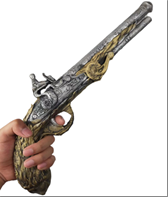 אקדח פיראט 40 ס"מ מחומר גומי רך