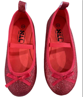 נעלי נסיכות אדום נצנצים