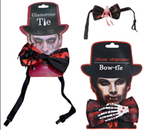 פפיון ערפד מעוצב 3 דגמים מיקס / 6 יחידות במארז