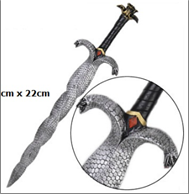 חרב נחשים מחומר PU איכותי גודל 78 ס"מ
