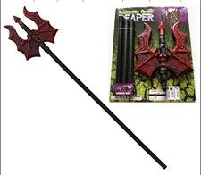 קלשון מפואר אדום על כארד 120 ס"מ