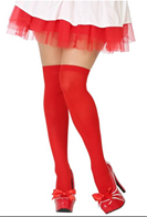 גרביון ברך נערות/ נשים מלא חלק אדום