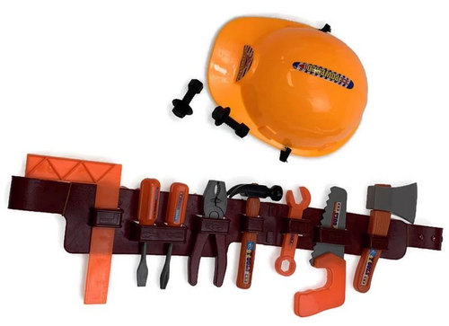 חגורת כלי עבודה + קסדה