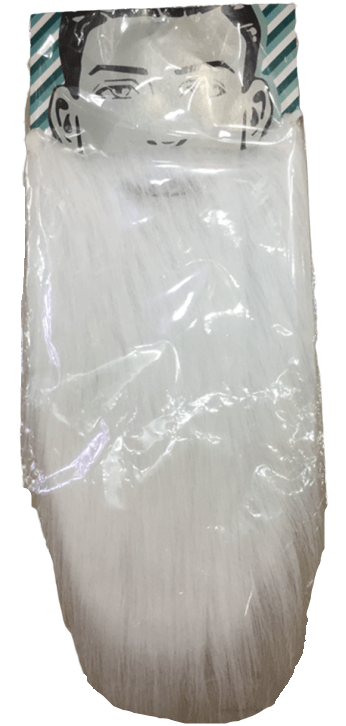 זקן ארוך לבן / שחור