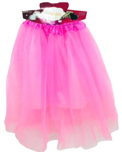 חצאית טוטו ורודה 70 ס"מ 3 שכבות