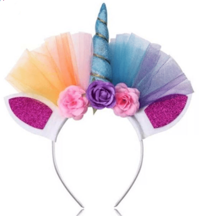 קשת חד קרן פרחים מפוארת