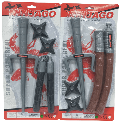 סט נינג'ה ירוקה 2 דגמים