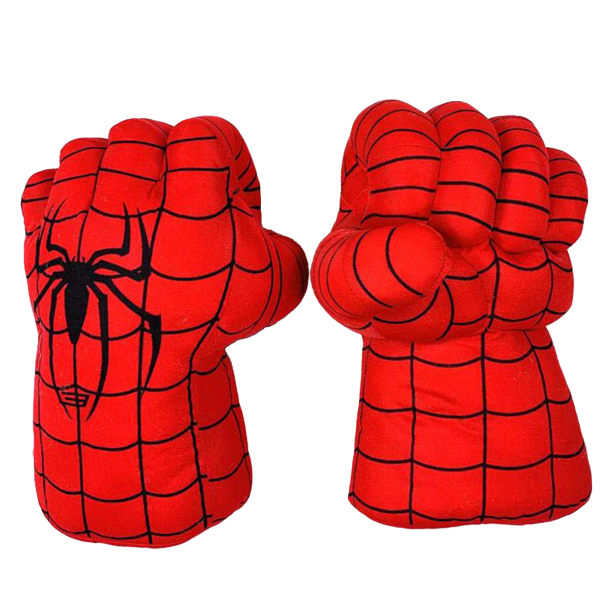 זוג כפפות אדומות ספיידרמן