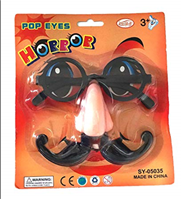 משקפיים אף שפם