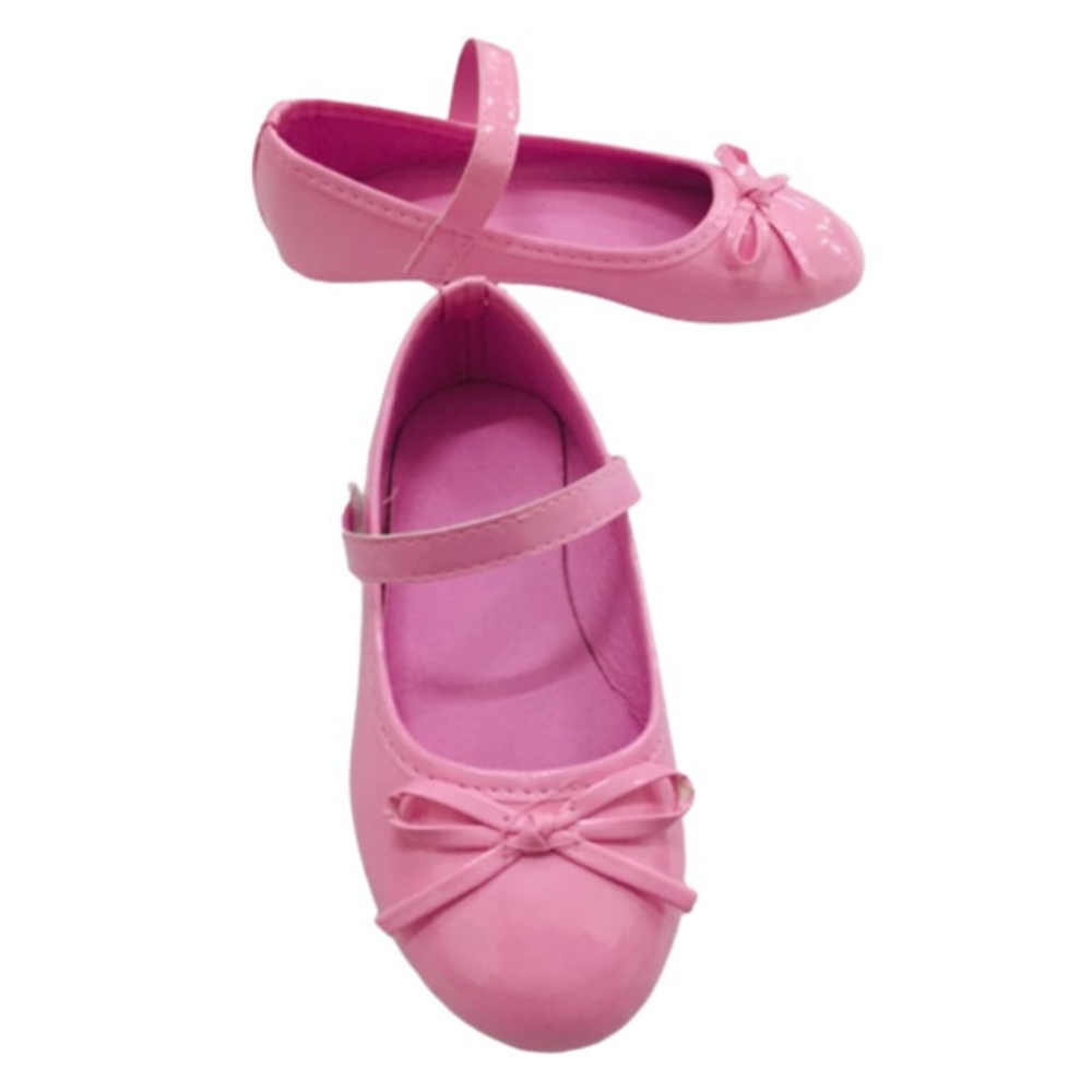 נעלי נסיכות ורודות חלק