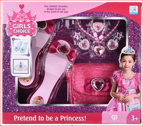 סט נסיכות ורוד