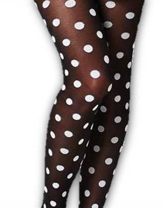 גרביון ירכית חום נקודות לבנות במבי