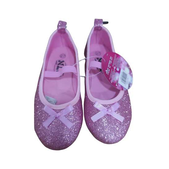 נעלי נסיכות ורוד נצנצים