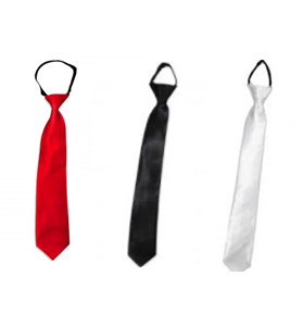עניבות בשקית מיקס צבעים 12 יחידות שחור, לבן ואדום