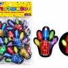 מארז 10 יח' פנסי אצבע צבעוניים זוהרים